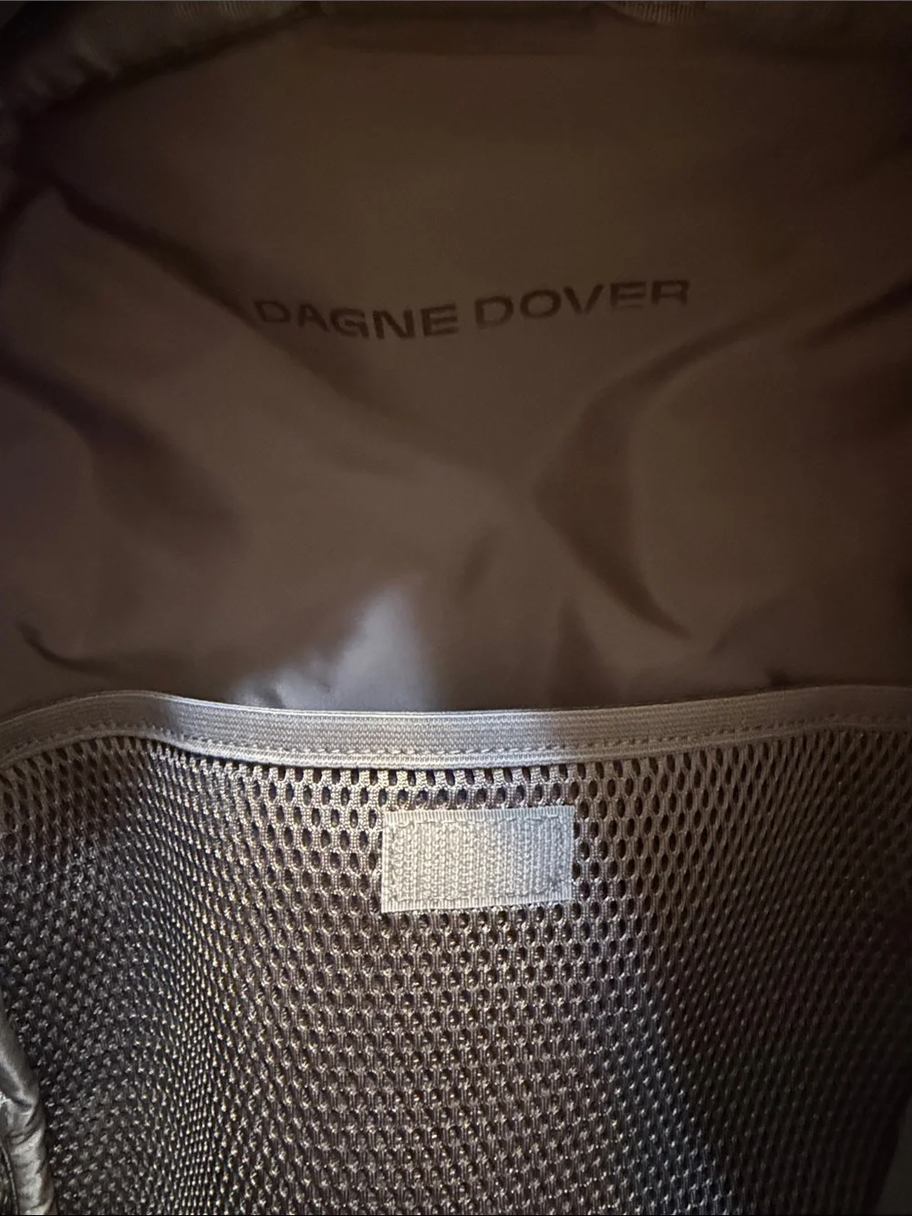 Dagne Dover Taupe Mini Neoprene Backpack